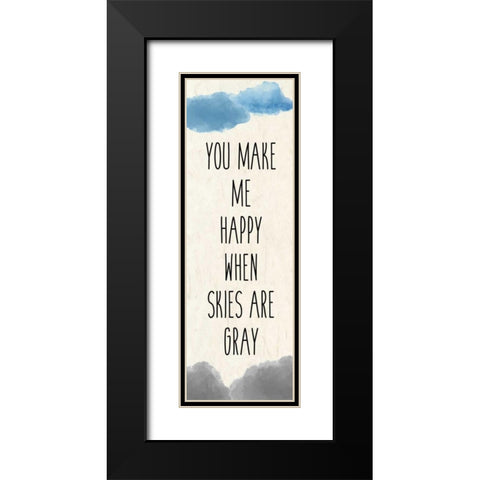 My Sunshine 2 revised B Black Modern Wood Framed Art Print with Double Matting by Allen, Kimberly
