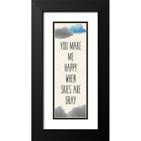 My Sunshine 2 Black Modern Wood Framed Art Print with Double Matting by Allen, Kimberly
