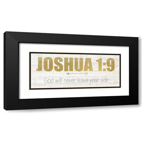 Joshua 1 Black Modern Wood Framed Art Print with Double Matting by Allen, Kimberly