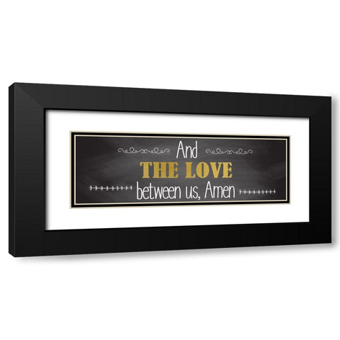 Bless 3 Black Modern Wood Framed Art Print with Double Matting by Kimberly, Allen