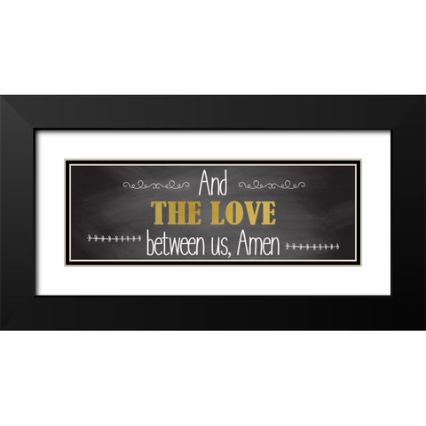 Bless 3 Black Modern Wood Framed Art Print with Double Matting by Kimberly, Allen