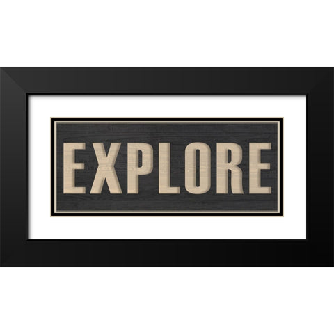 Explore Black Modern Wood Framed Art Print with Double Matting by Kimberly, Allen