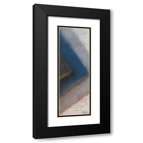 Colbalt Corner B Black Modern Wood Framed Art Print with Double Matting by Kimberly, Allen