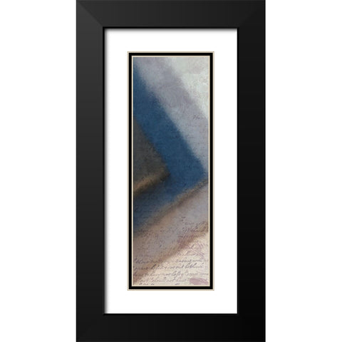 Colbalt Corner B Black Modern Wood Framed Art Print with Double Matting by Kimberly, Allen