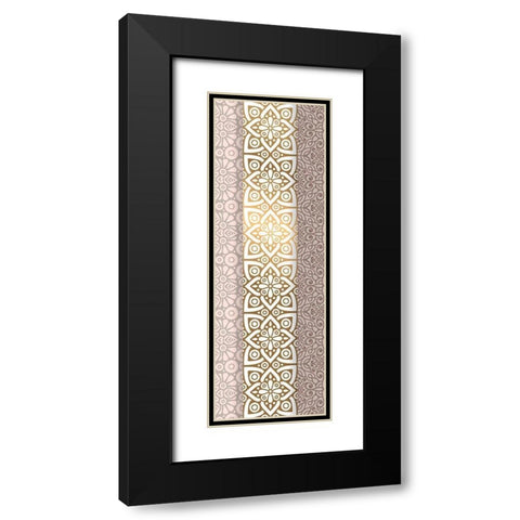 Ornamental A Black Modern Wood Framed Art Print with Double Matting by Kimberly, Allen