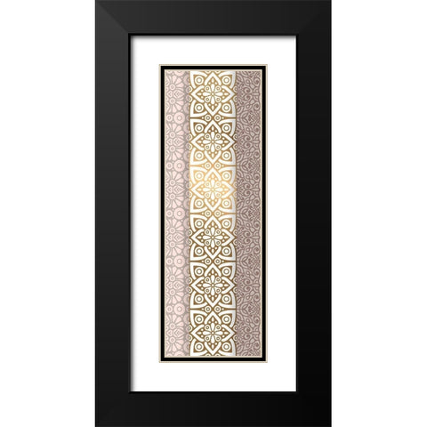 Ornamental A Black Modern Wood Framed Art Print with Double Matting by Kimberly, Allen