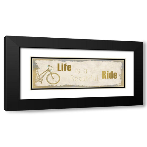Lifes Journey 2 Black Modern Wood Framed Art Print with Double Matting by Kimberly, Allen