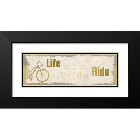 Lifes Journey 2 Black Modern Wood Framed Art Print with Double Matting by Kimberly, Allen
