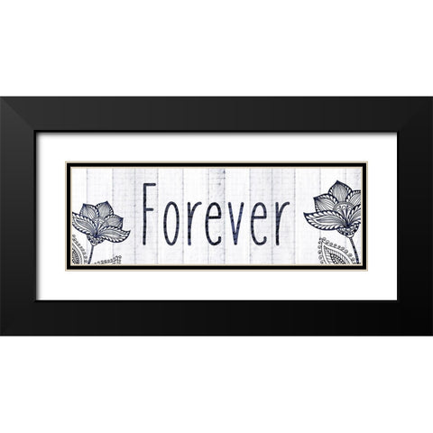 Always Love 6 Black Modern Wood Framed Art Print with Double Matting by Kimberly, Allen