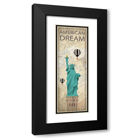 Hello Travel 3 Black Modern Wood Framed Art Print with Double Matting by Kimberly, Allen