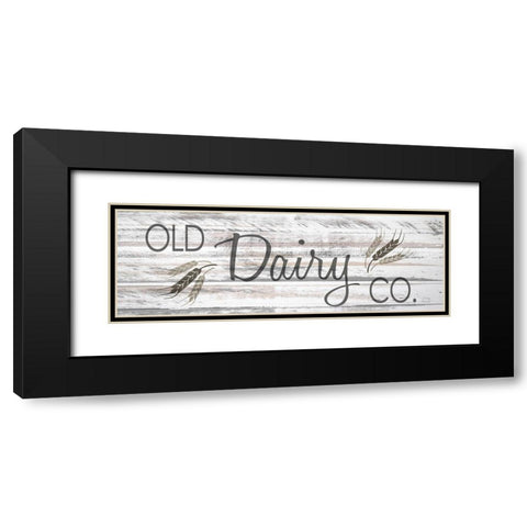 Old Dairy Co. Black Modern Wood Framed Art Print with Double Matting by Allen, Kimberly
