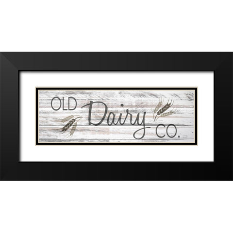Old Dairy Co. Black Modern Wood Framed Art Print with Double Matting by Allen, Kimberly