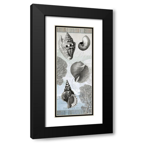 Seaside A Black Modern Wood Framed Art Print with Double Matting by Kimberly, Allen