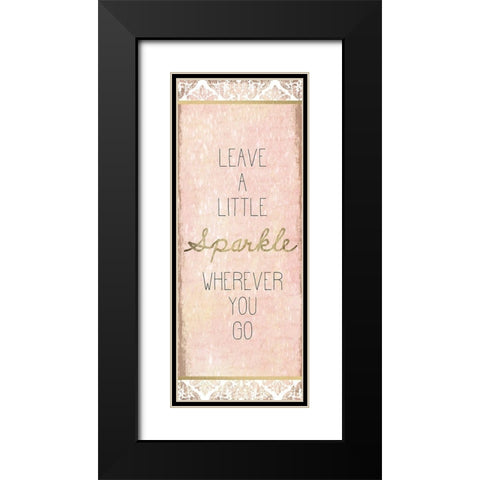 My First Love Panel Black Modern Wood Framed Art Print with Double Matting by Kimberly, Allen