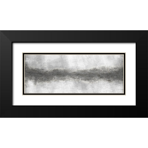 Shimmer 1 Black Modern Wood Framed Art Print with Double Matting by Kimberly, Allen