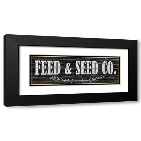 Feed and Seed Co Black Modern Wood Framed Art Print with Double Matting by Kimberly, Allen