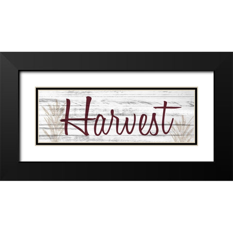 Harvest Black Modern Wood Framed Art Print with Double Matting by Kimberly, Allen