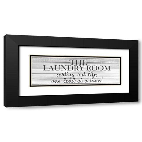 Sorting out Life Black Modern Wood Framed Art Print with Double Matting by Kimberly, Allen