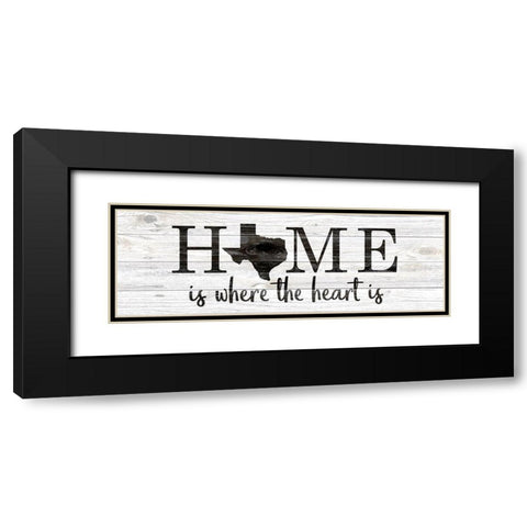 Texas Home Black Modern Wood Framed Art Print with Double Matting by Kimberly, Allen