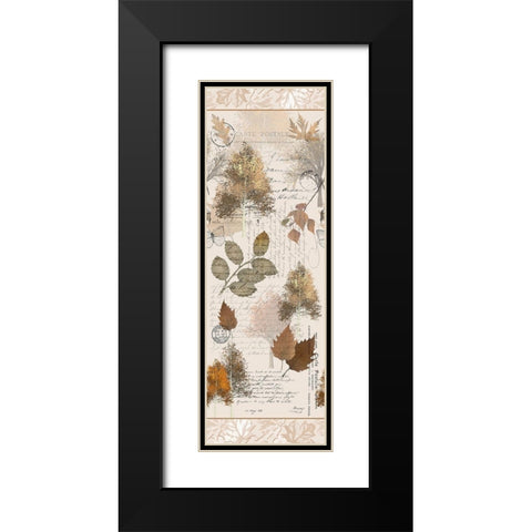 My Fall Panel Black Modern Wood Framed Art Print with Double Matting by Kimberly, Allen