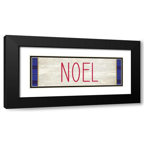NOEL Black Modern Wood Framed Art Print with Double Matting by Kimberly, Allen