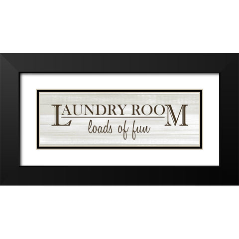 Loads of Fun v3 Black Modern Wood Framed Art Print with Double Matting by Kimberly, Allen