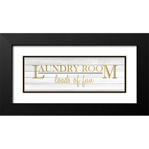 Loads of Fun v5 Black Modern Wood Framed Art Print with Double Matting by Kimberly, Allen