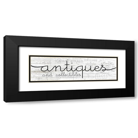 Antiques Black Modern Wood Framed Art Print with Double Matting by Kimberly, Allen