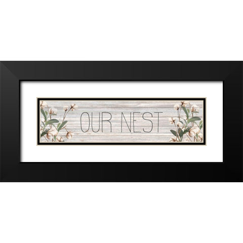 Cotton Days 8 Black Modern Wood Framed Art Print with Double Matting by Kimberly, Allen