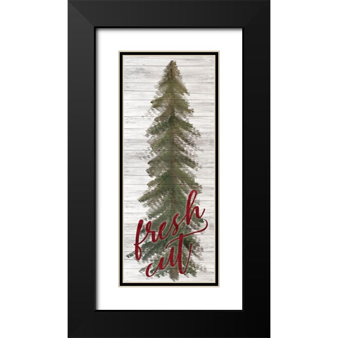 Farmhouse Christmas 9 Black Modern Wood Framed Art Print with Double Matting by Kimberly, Allen