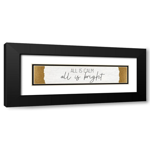 Christmas Luxe 7 Black Modern Wood Framed Art Print with Double Matting by Kimberly, Allen