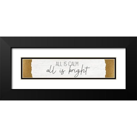 Christmas Luxe 7 Black Modern Wood Framed Art Print with Double Matting by Kimberly, Allen