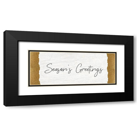 Christmas Luxe 10 Black Modern Wood Framed Art Print with Double Matting by Kimberly, Allen
