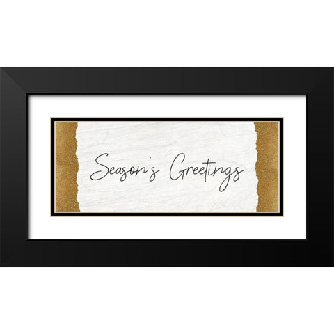 Christmas Luxe 10 Black Modern Wood Framed Art Print with Double Matting by Kimberly, Allen