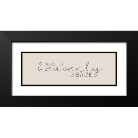 Heavenly Peace Black Modern Wood Framed Art Print with Double Matting by Kimberly, Allen