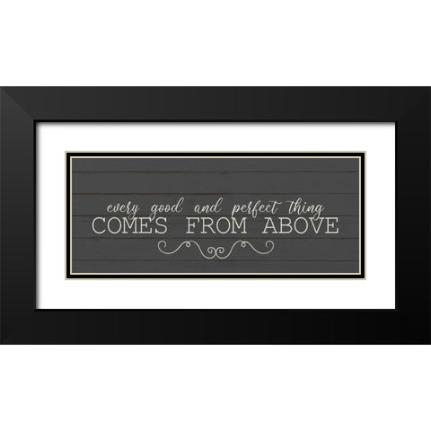 Comes From Above Black Modern Wood Framed Art Print with Double Matting by Kimberly, Allen