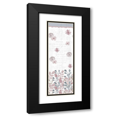 Wildflower Hope Black Modern Wood Framed Art Print with Double Matting by Kimberly, Allen
