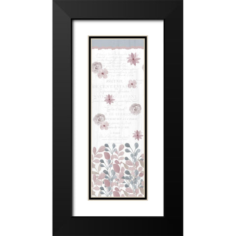Wildflower Hope Black Modern Wood Framed Art Print with Double Matting by Kimberly, Allen