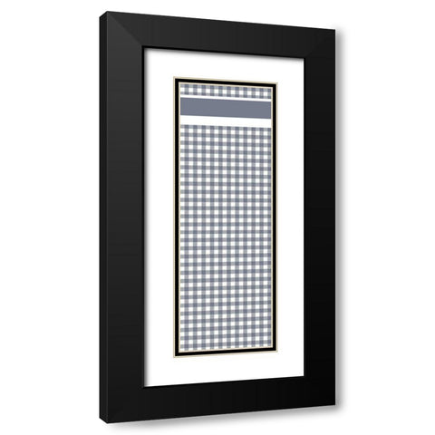 Homebody Panel Black Modern Wood Framed Art Print with Double Matting by Kimberly, Allen