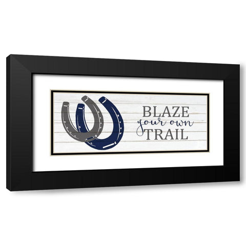 Blaze Your Own Black Modern Wood Framed Art Print with Double Matting by Kimberly, Allen