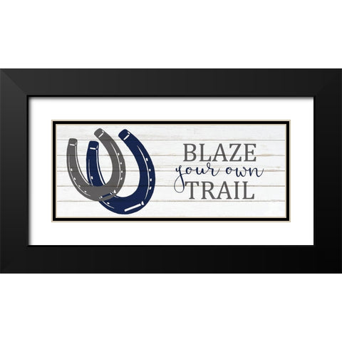 Blaze Your Own Black Modern Wood Framed Art Print with Double Matting by Kimberly, Allen