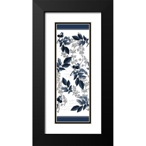 Branches Panel Black Modern Wood Framed Art Print with Double Matting by Kimberly, Allen