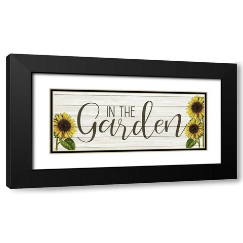 Sunflower Garden Black Modern Wood Framed Art Print with Double Matting by Kimberly, Allen