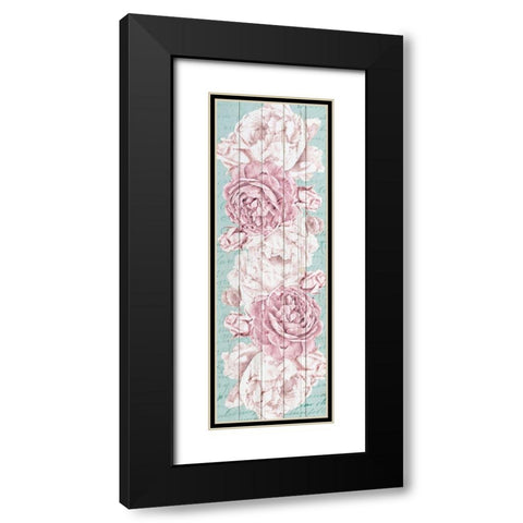 Rose Panel Black Modern Wood Framed Art Print with Double Matting by Kimberly, Allen