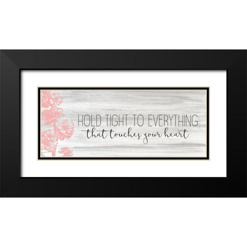 Hold Tight Black Modern Wood Framed Art Print with Double Matting by Kimberly, Allen