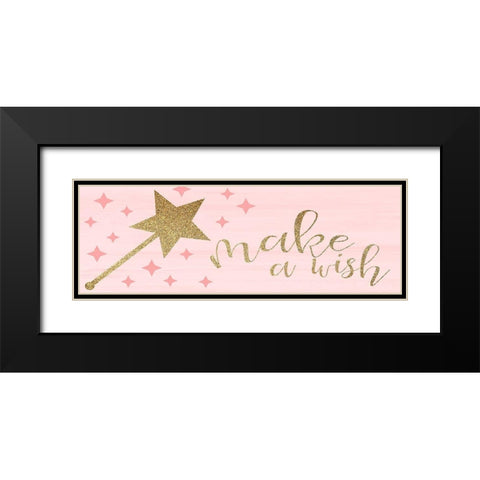 Make a Wish Black Modern Wood Framed Art Print with Double Matting by Kimberly, Allen