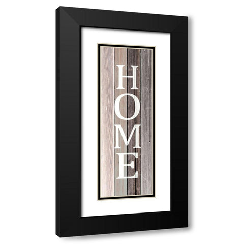 Home Panel Black Modern Wood Framed Art Print with Double Matting by Kimberly, Allen