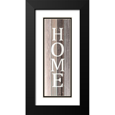Home Panel Black Modern Wood Framed Art Print with Double Matting by Kimberly, Allen