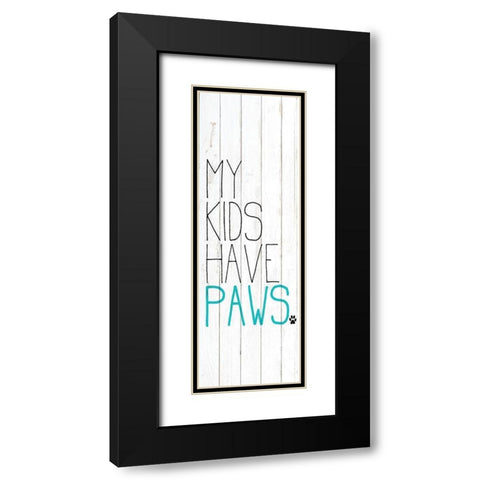 Must Love 3 Black Modern Wood Framed Art Print with Double Matting by Kimberly, Allen