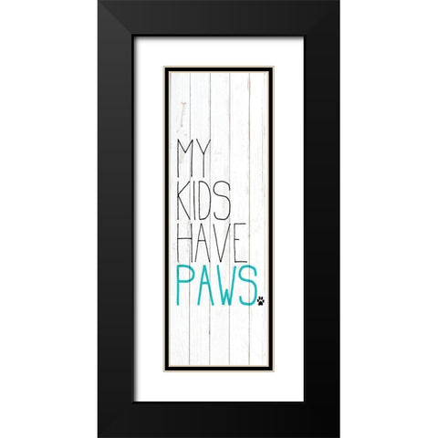 Must Love 3 Black Modern Wood Framed Art Print with Double Matting by Kimberly, Allen